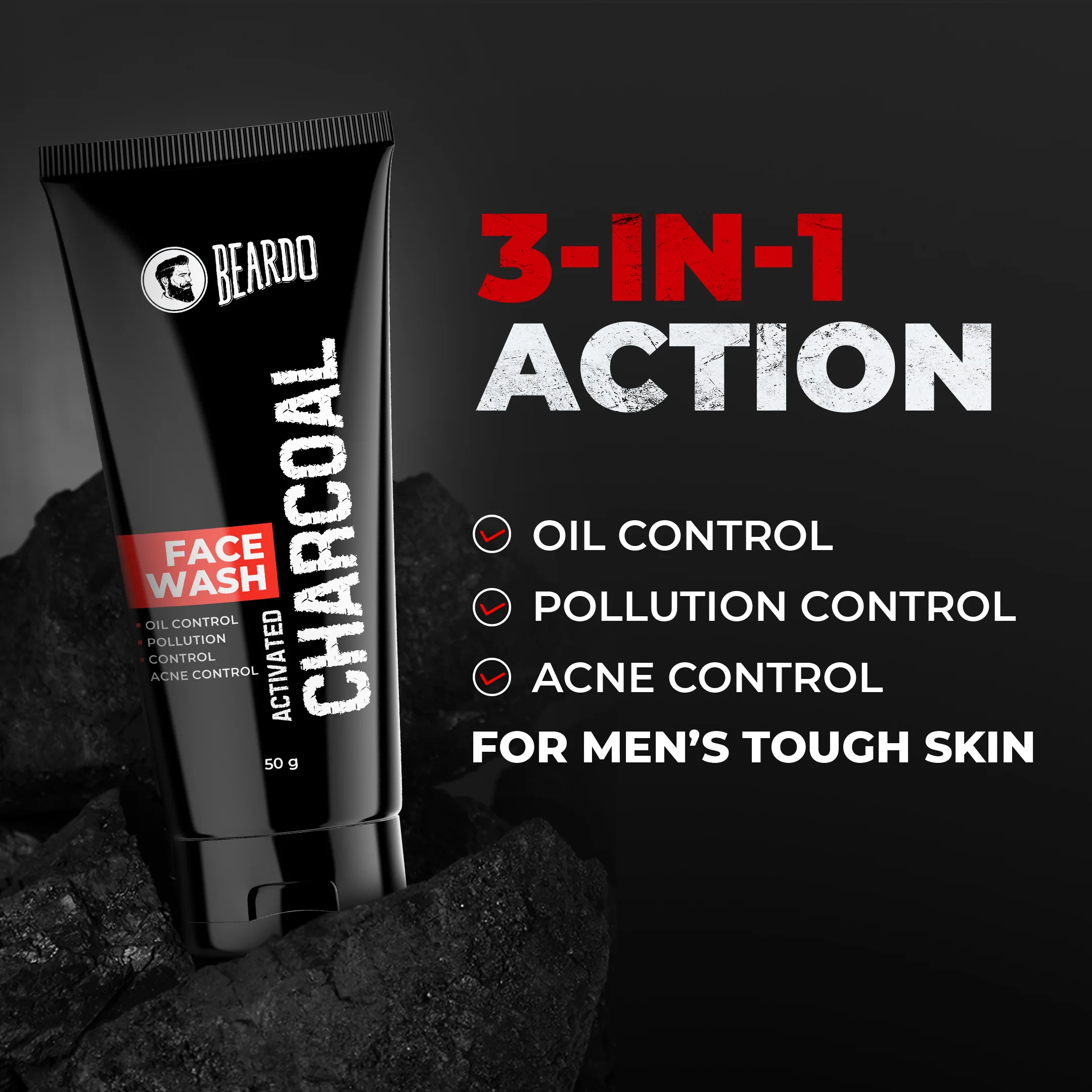 Activated Charcoal Facewash - Image 4
