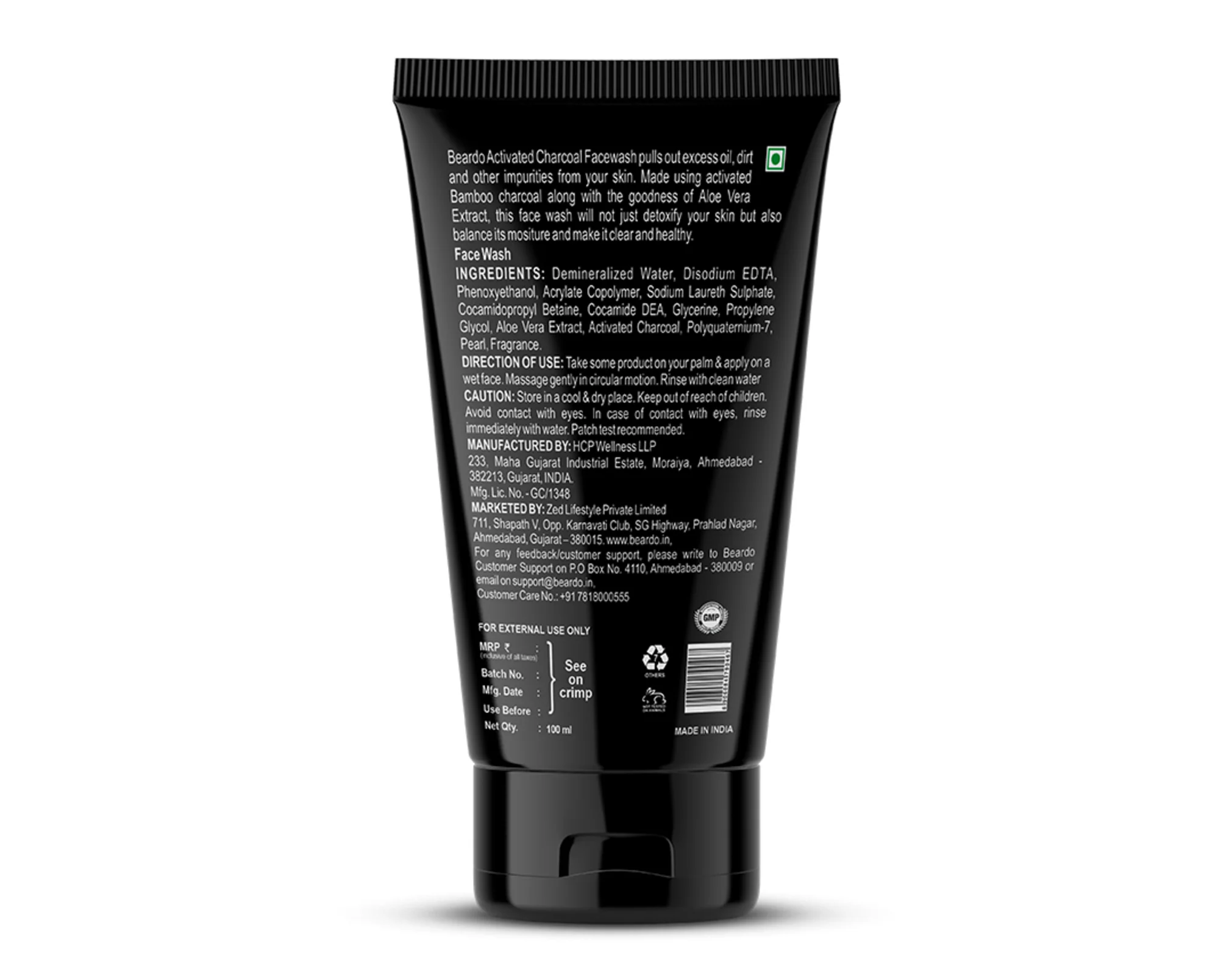 Activated Charcoal Facewash & Peel Off Mask Combo - Image 11