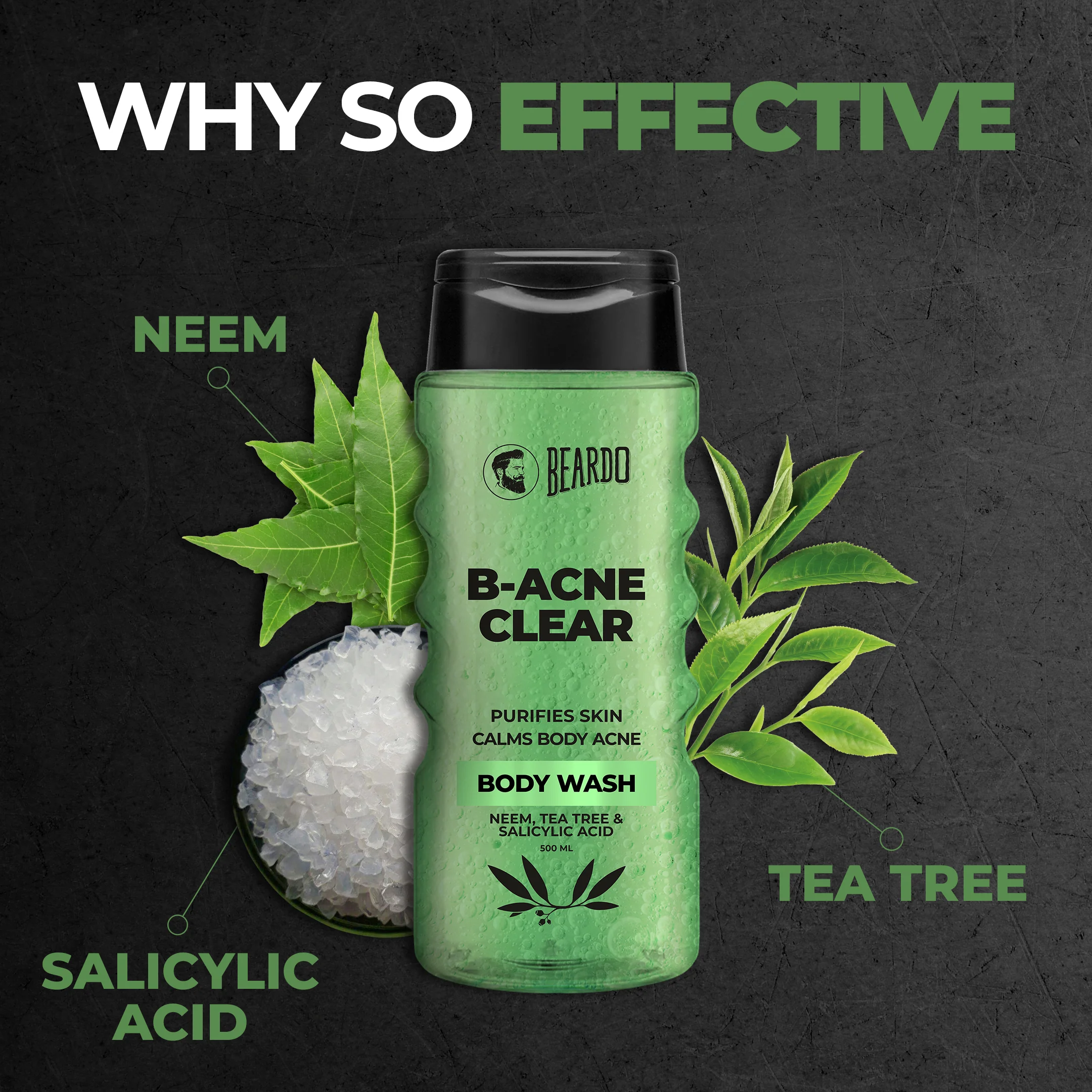 Body-Acne Clear Body Wash (500ml) - Image 8