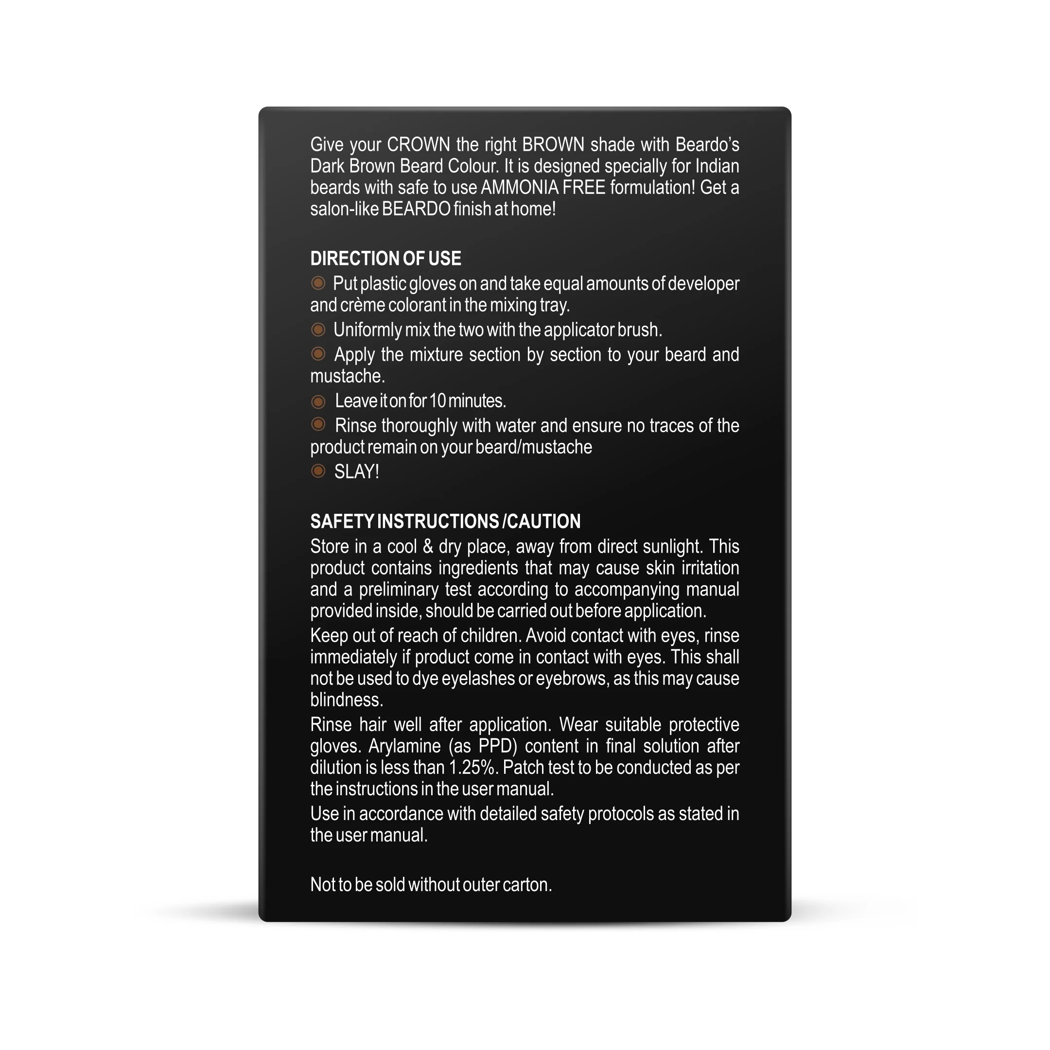 Beard Color Dark Brown - Image 10
