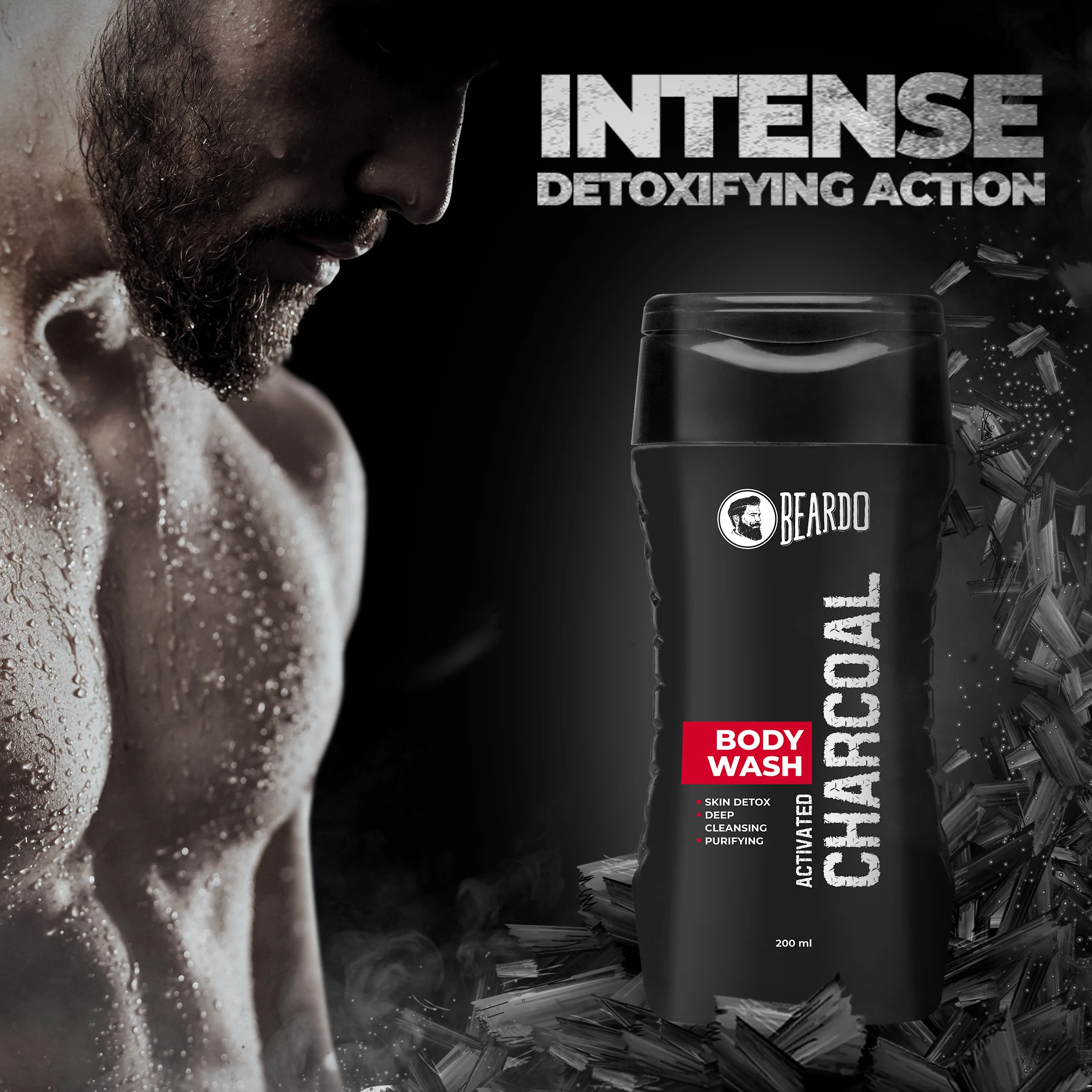 Charcoal Facewash & Charcoal Bodywash Combo - Image 3