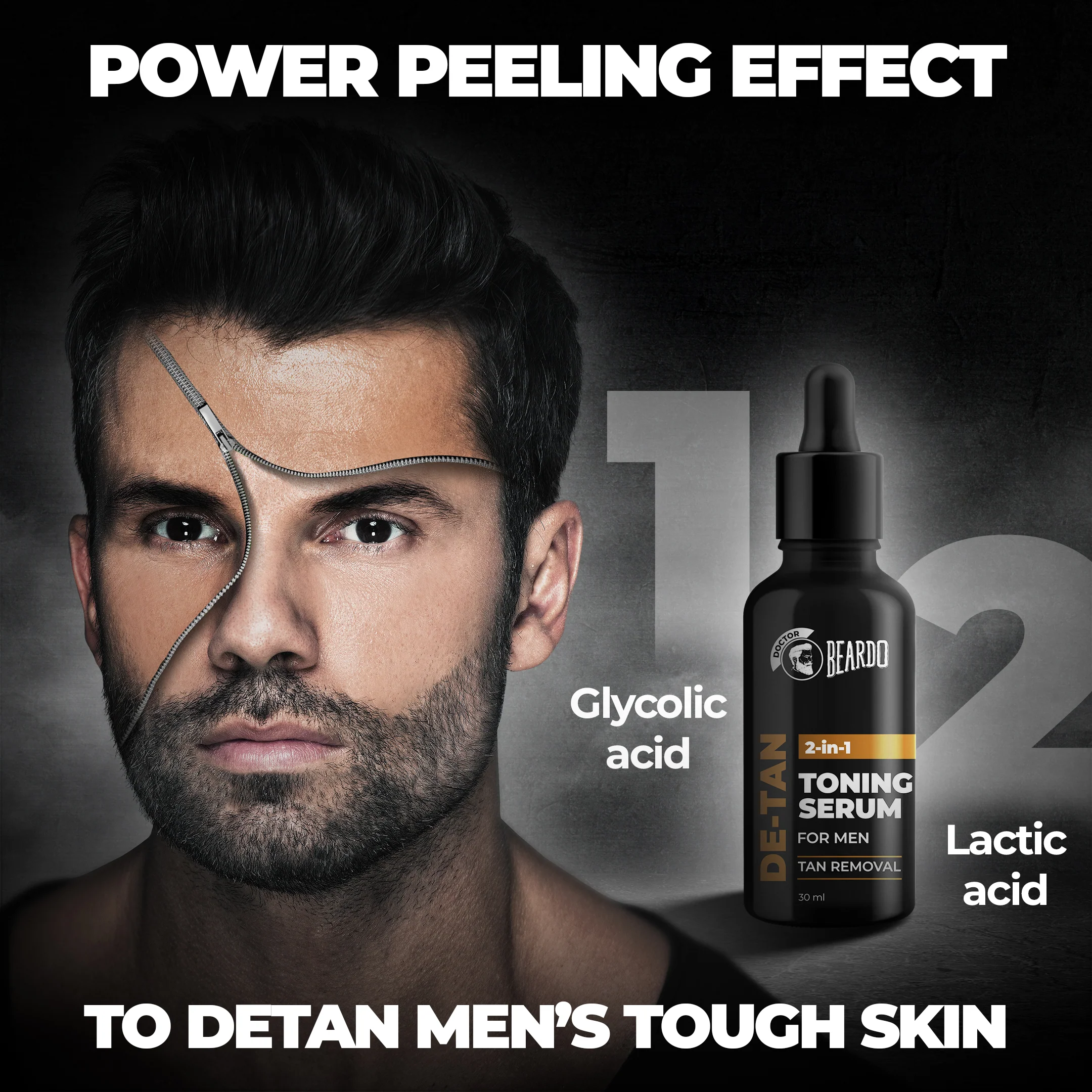 De-Tan 2 in 1 Toning Serum - Image 3