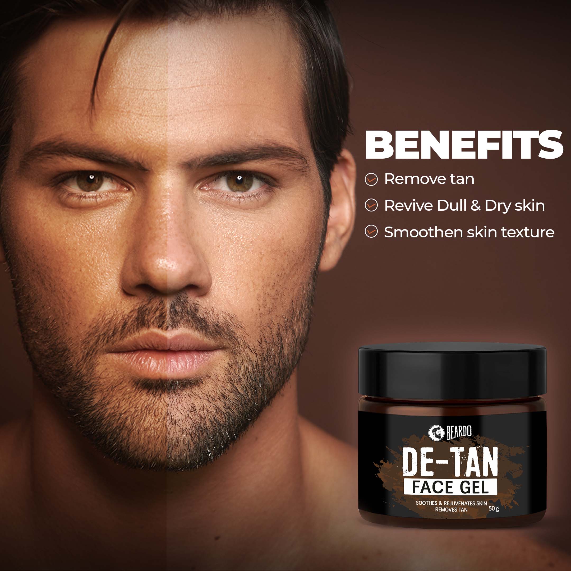 De-Tan Face Gel for Men - Image 6