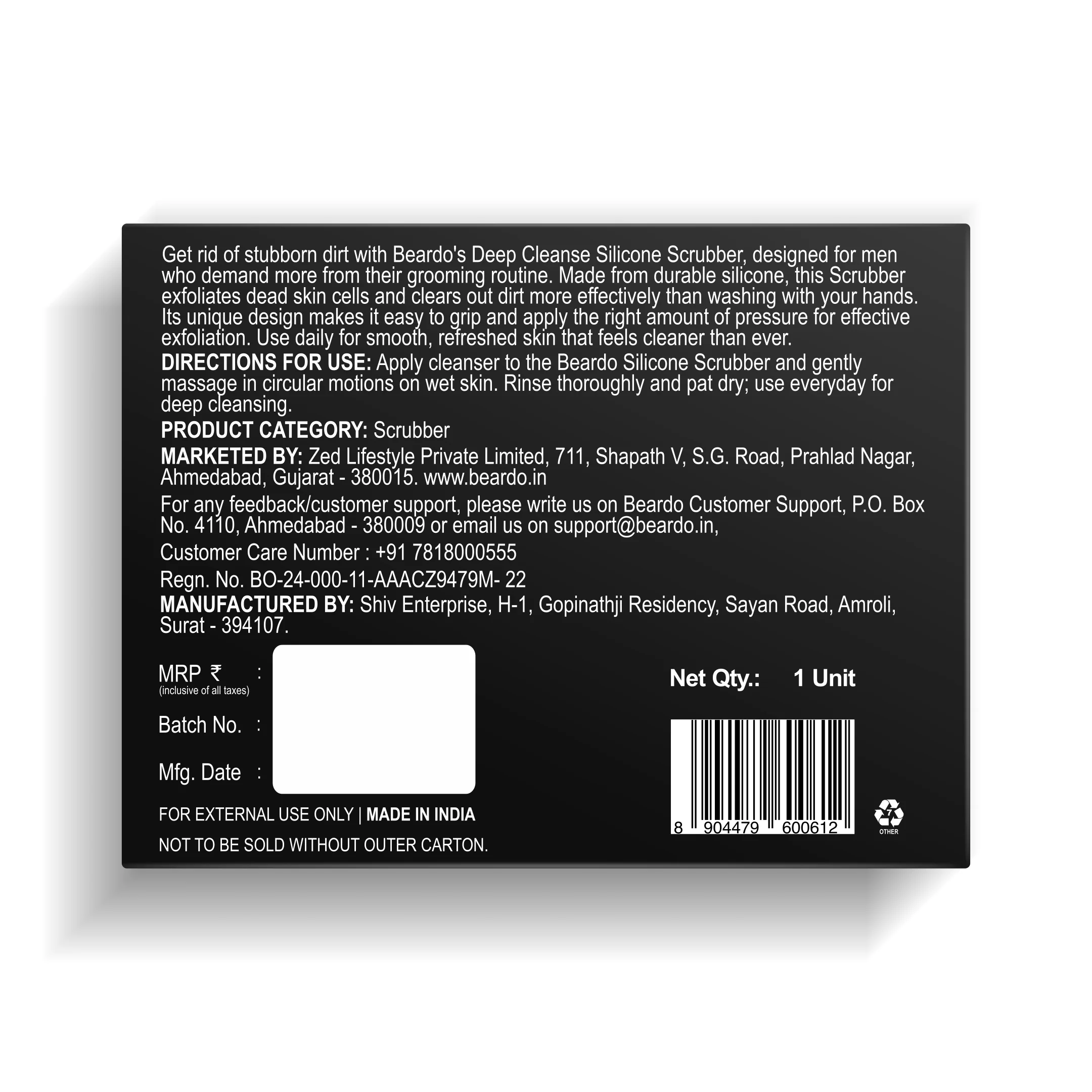 Deep Cleansing Silicone Body Scrubber - Image 6
