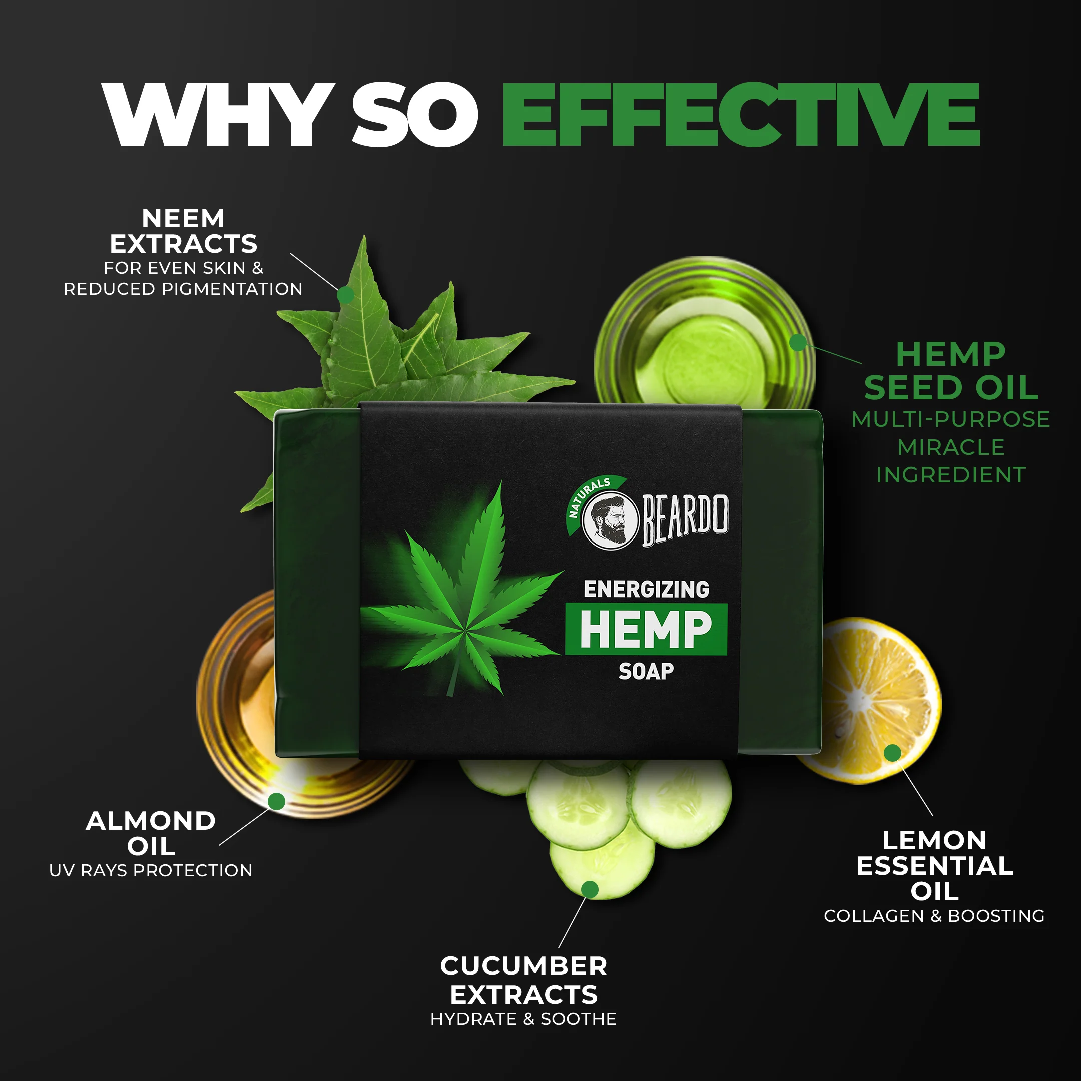 Energizing Hemp Soap - Image 3