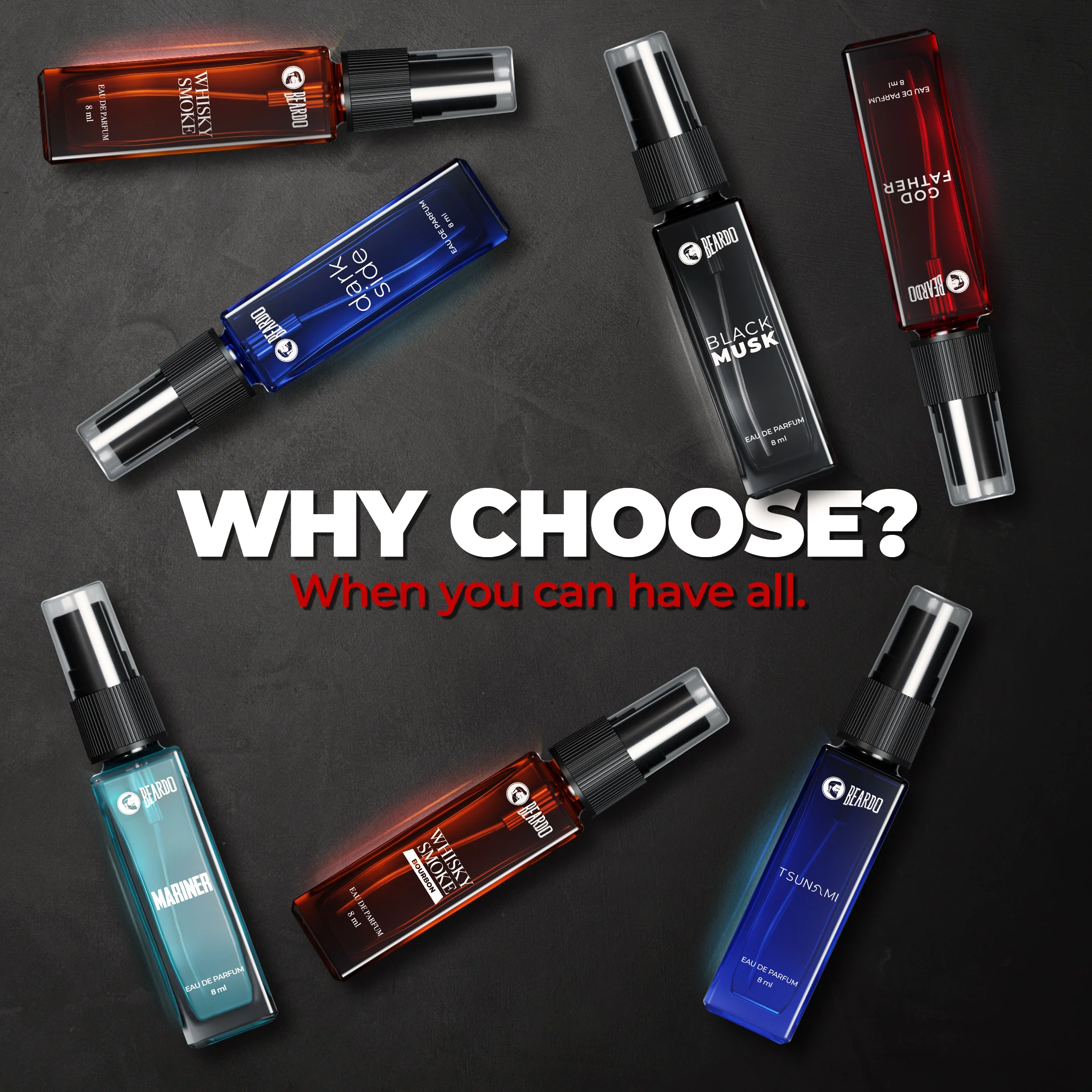 Legendary 7 Assorted Perfume Giftset - Image 10