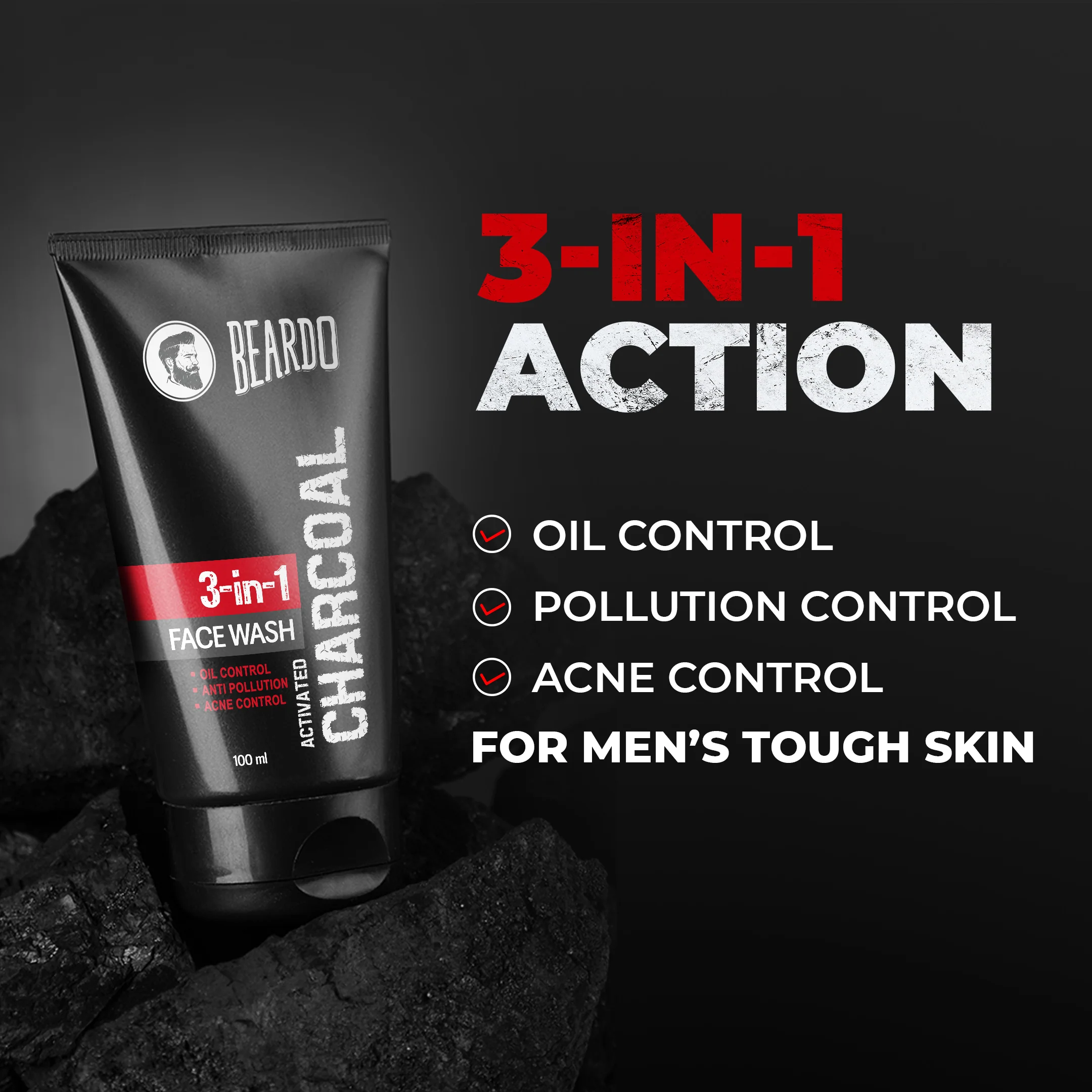 Activated Charcoal Facewash - Image 4