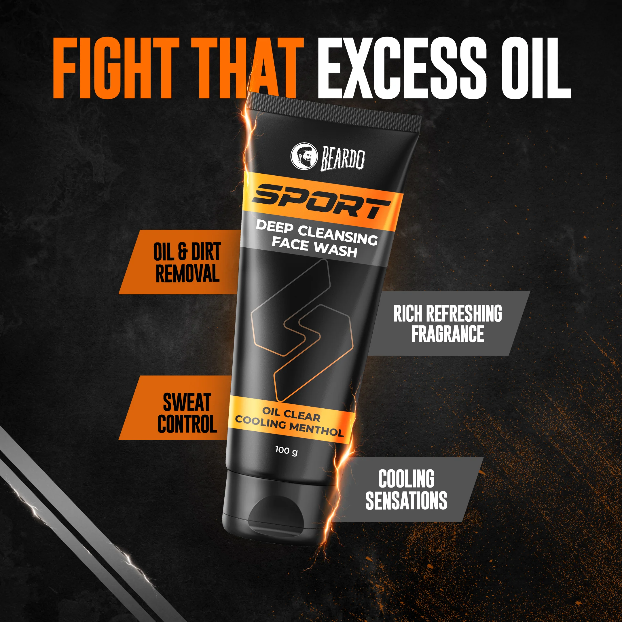 Sport Deep Cleansing Facewash (100g) - Image 3