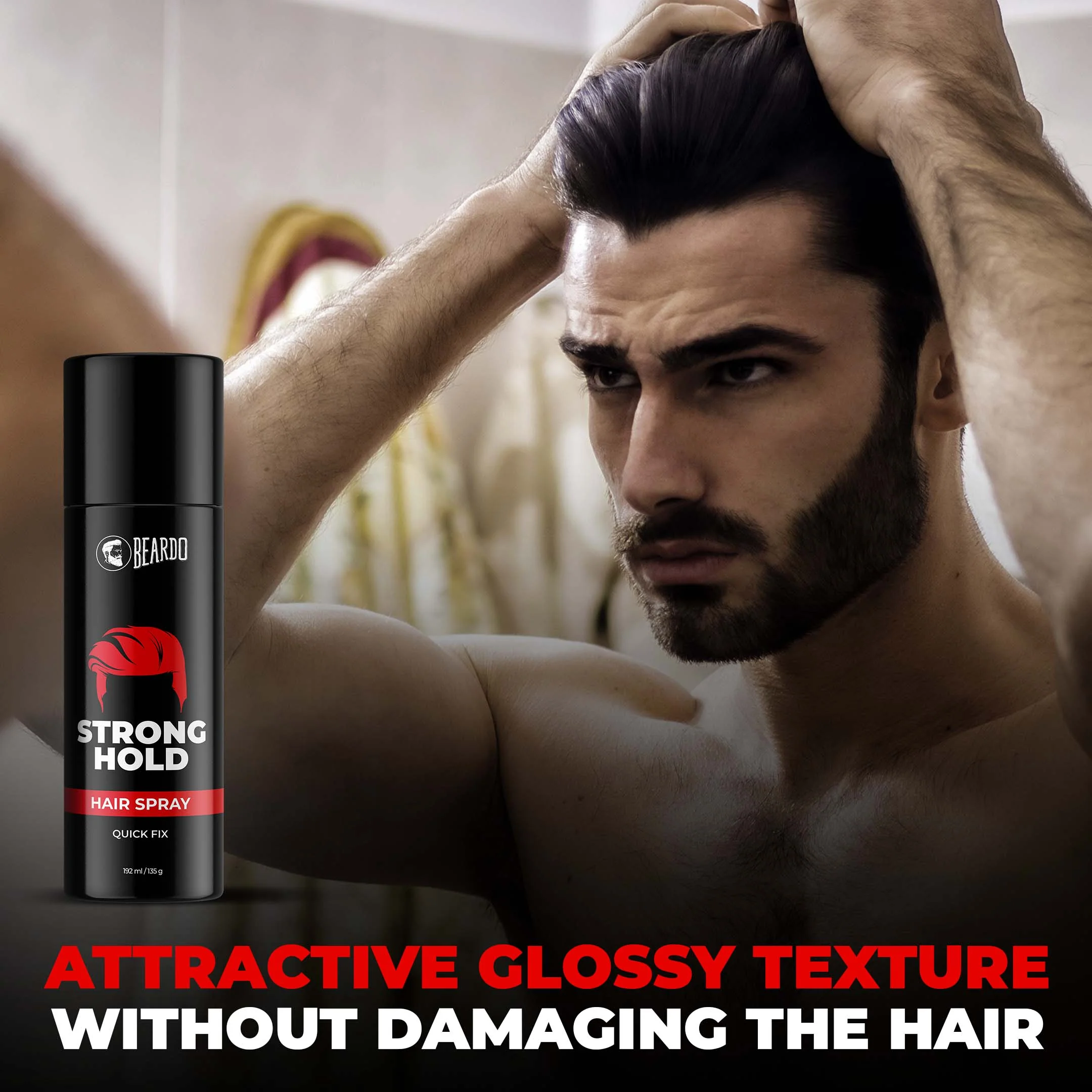 Strong Hold Hair Spray For Men - Image 3