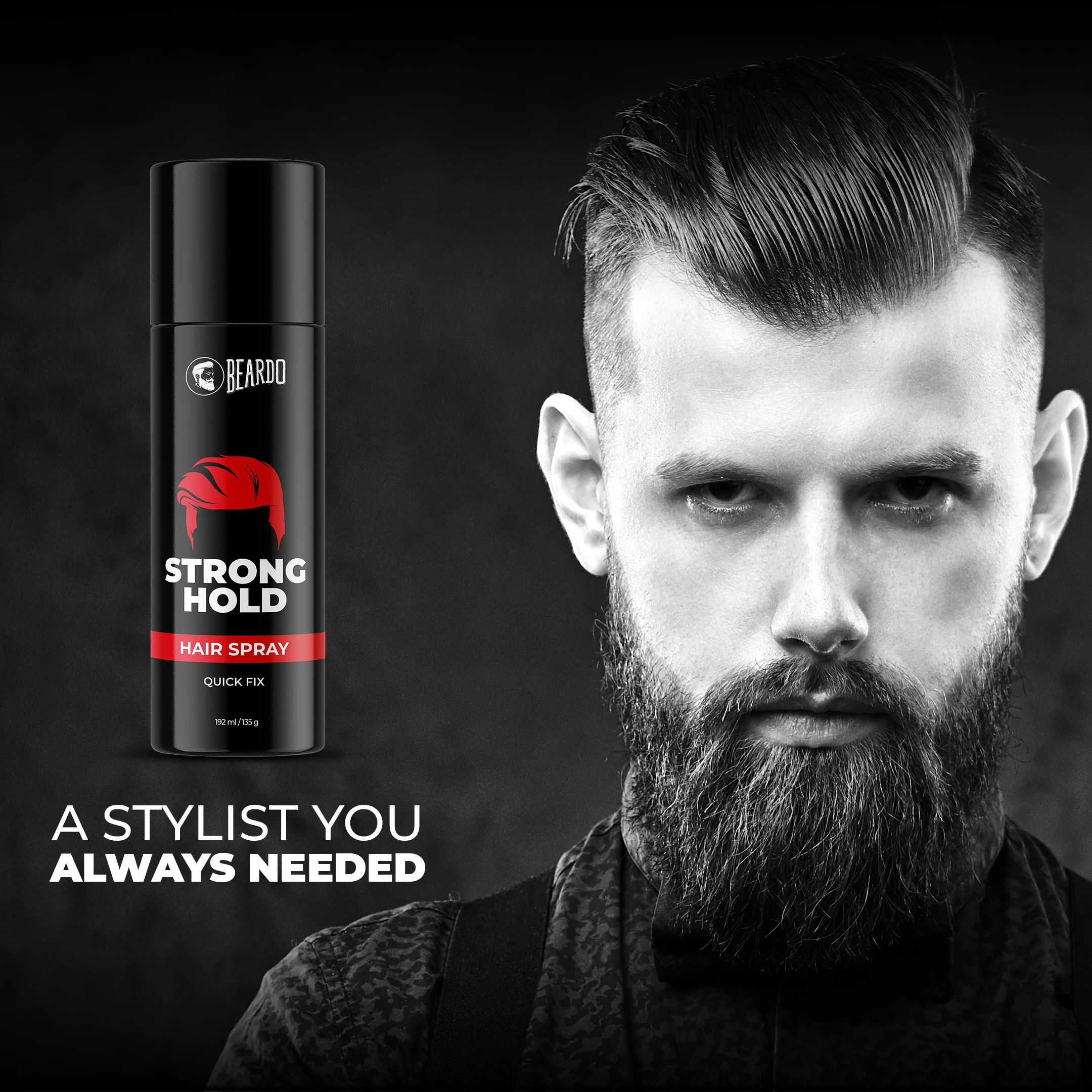 Strong Hold Hair Spray For Men - Image 4