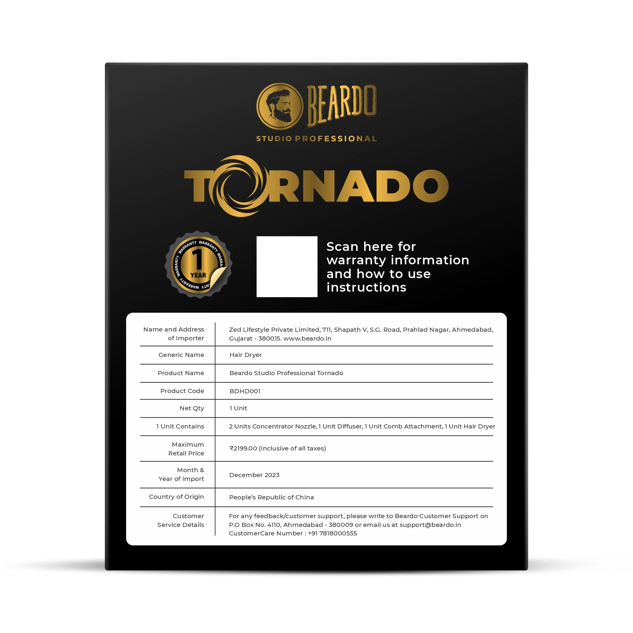 Studio Professional Tornado Hair Dryer - Image 14