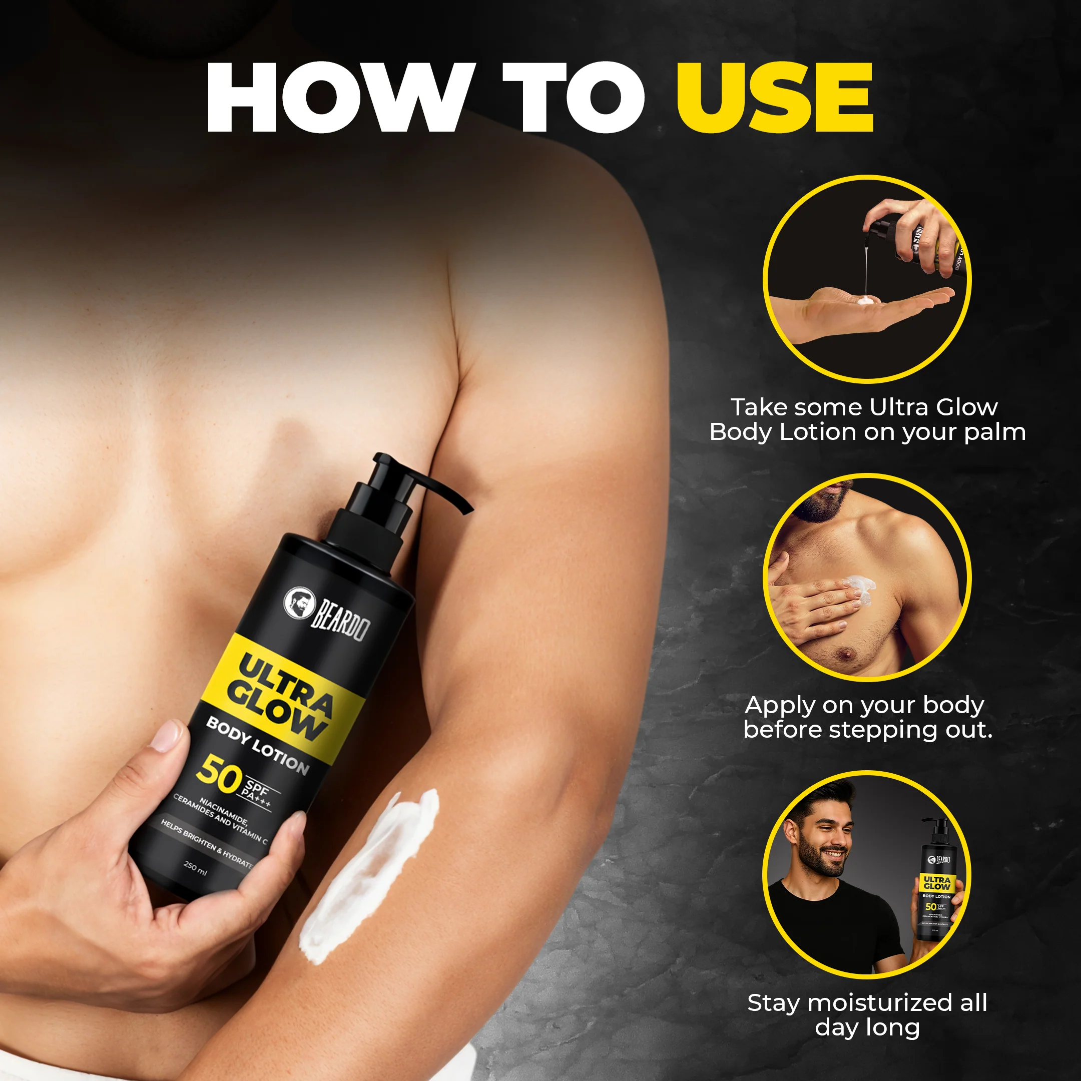 Ultraglow Body Lotion for Men - Image 6