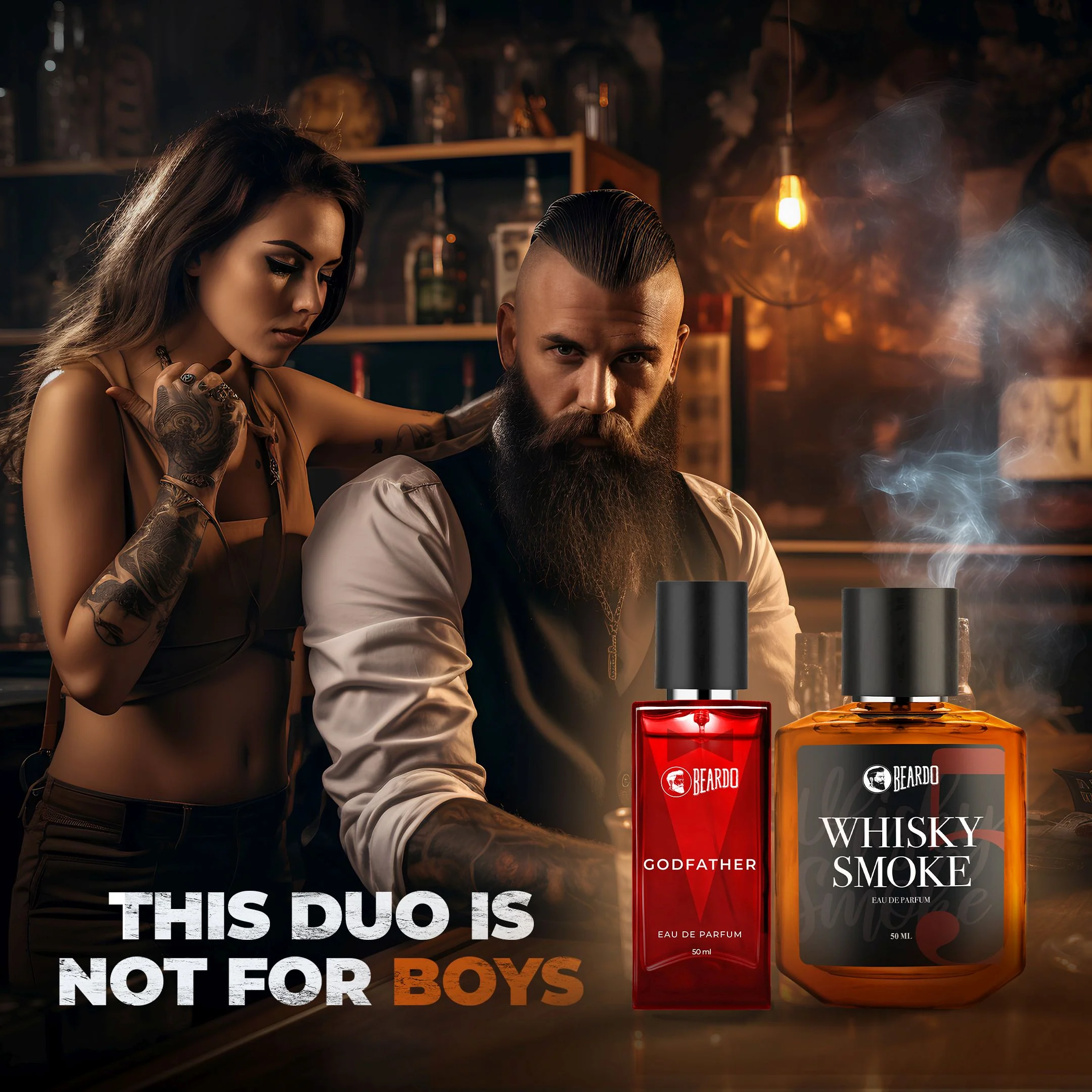 Whisky Smoke (50ml)  & Godfather EDP (50ml) Combo - Image 2
