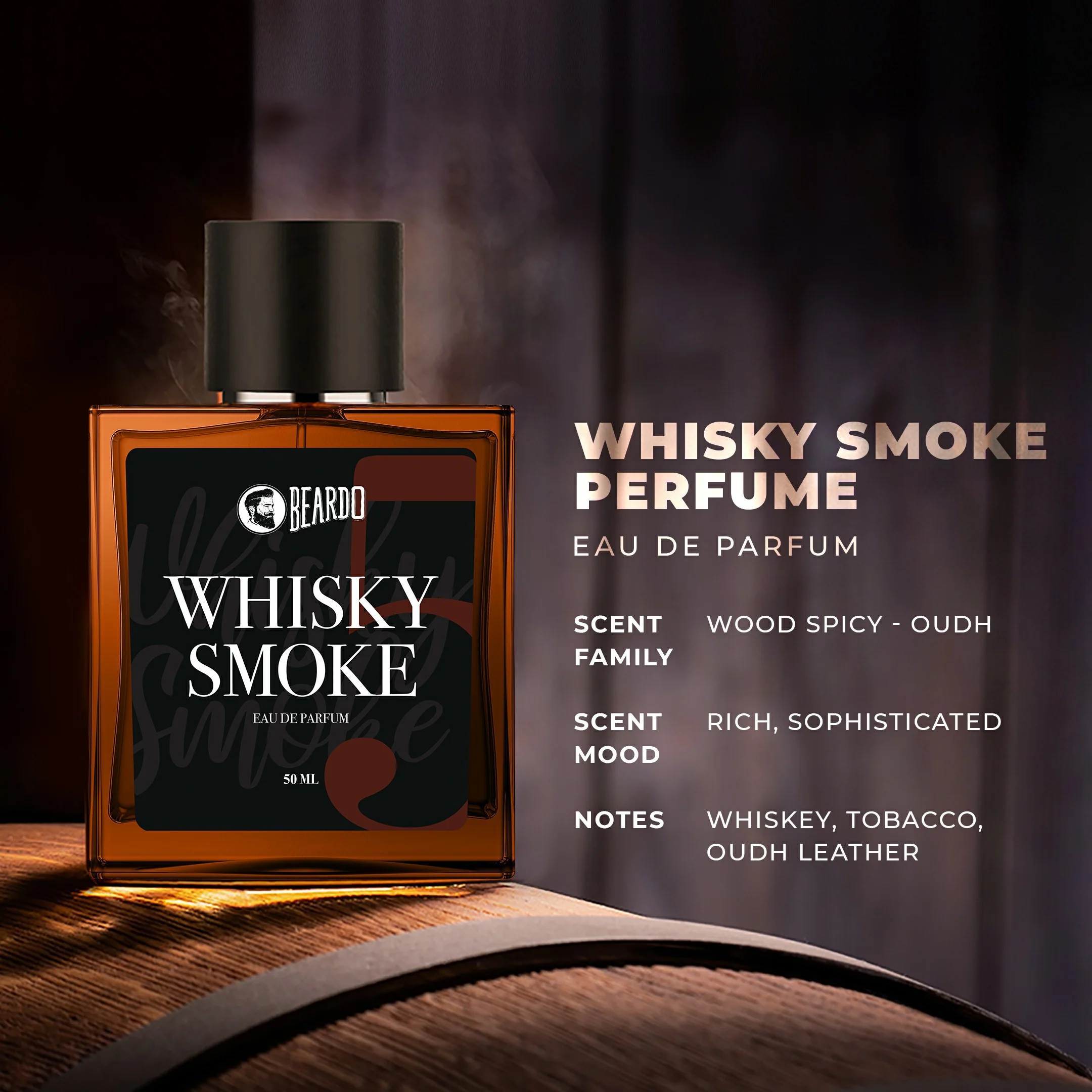 Whisky Smoke 50ml & Mafia Perfume EDP 50ml Combo - Image 3
