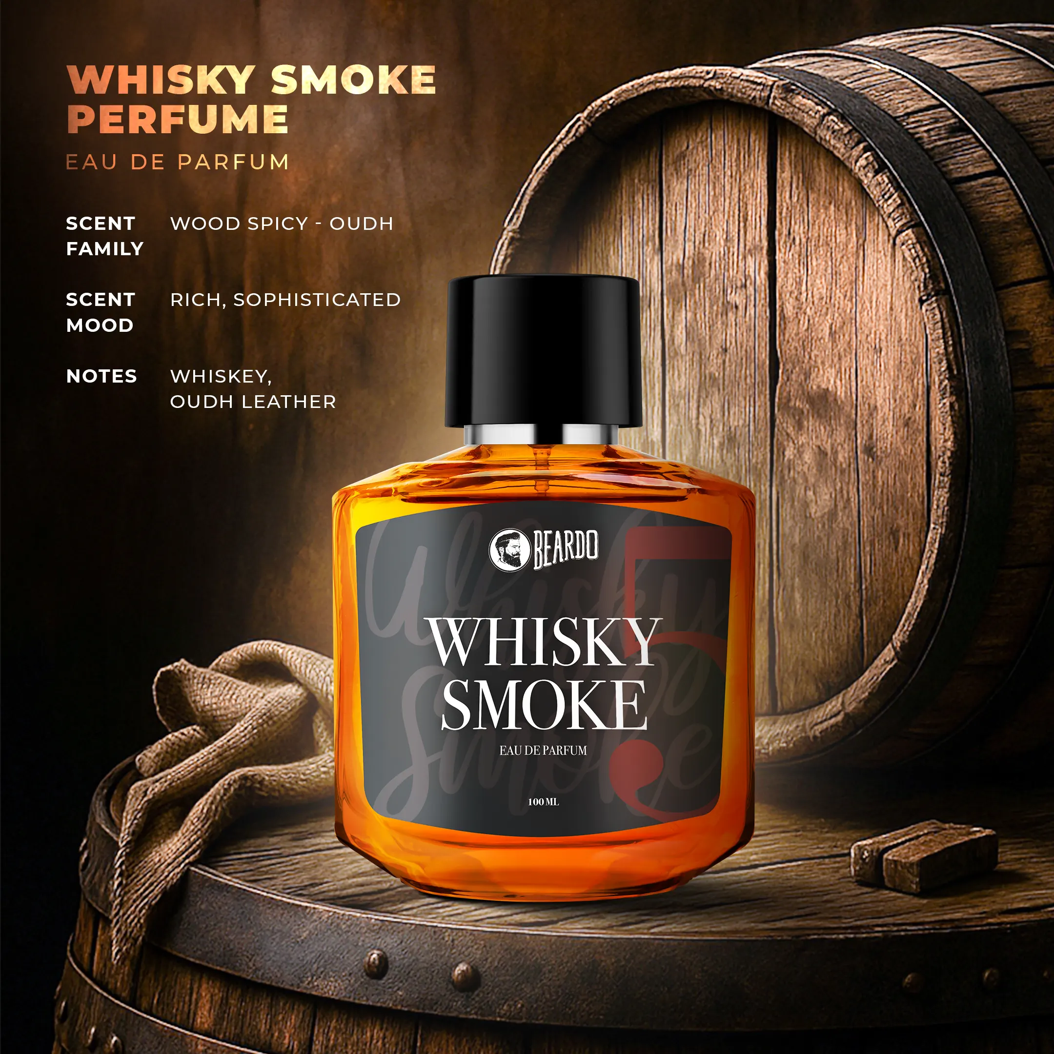 Whisky Smoke Perfume (100ml) - Image 5