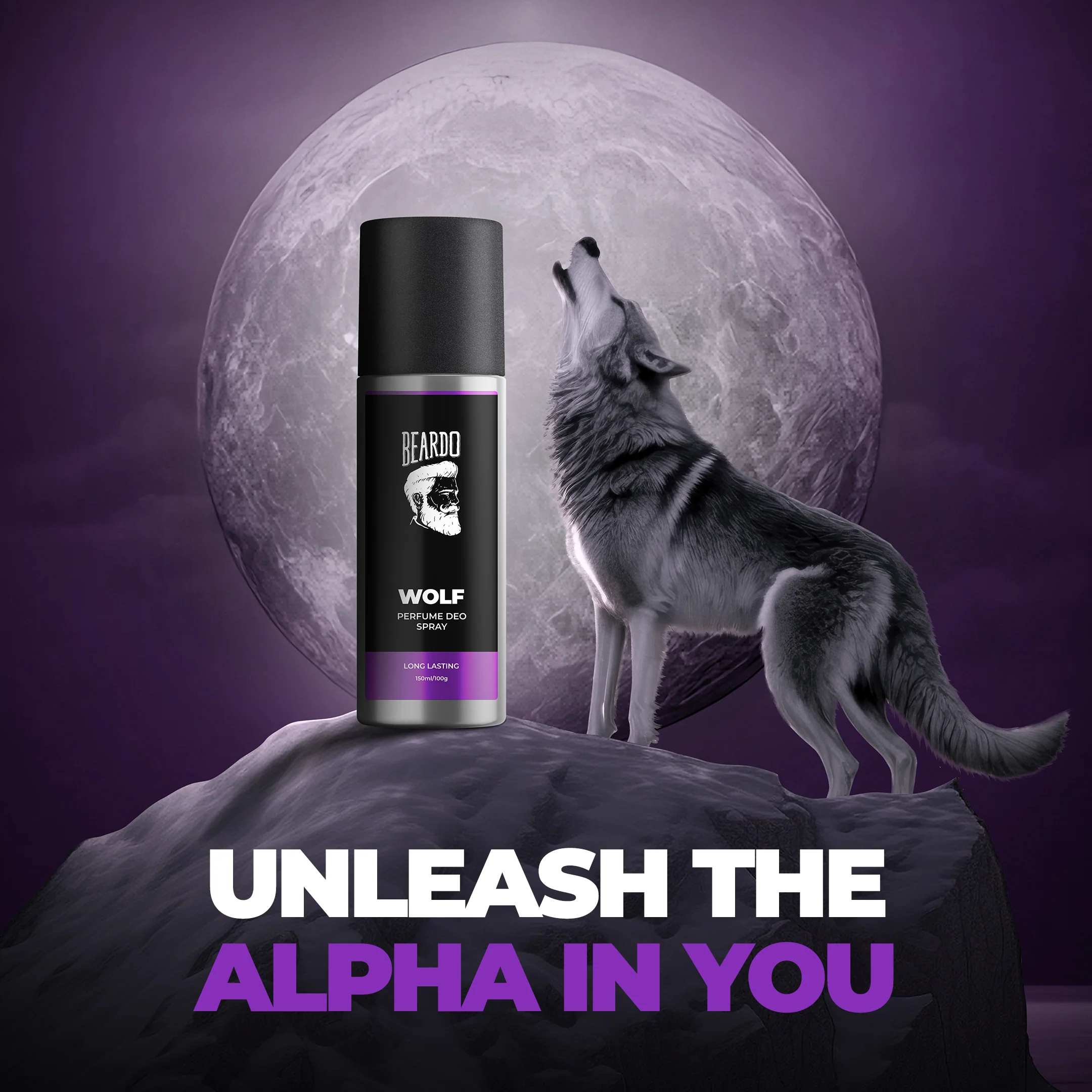 Wolf Perfume Deo Spray (150ml) - Image 4