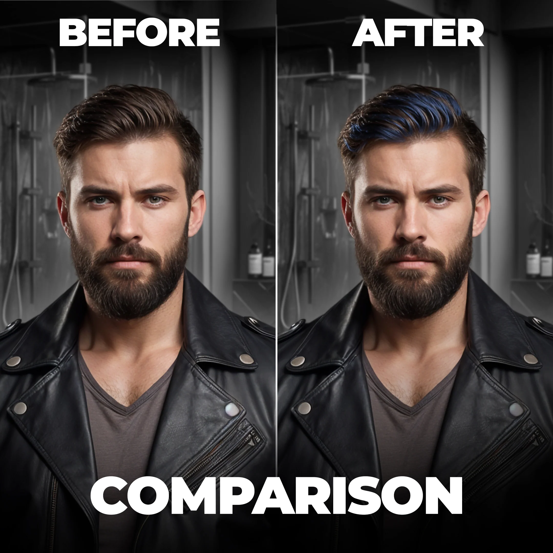 Dye Hard Temporary Hair Color Metallic Blue (Pack of 2) - Image 6