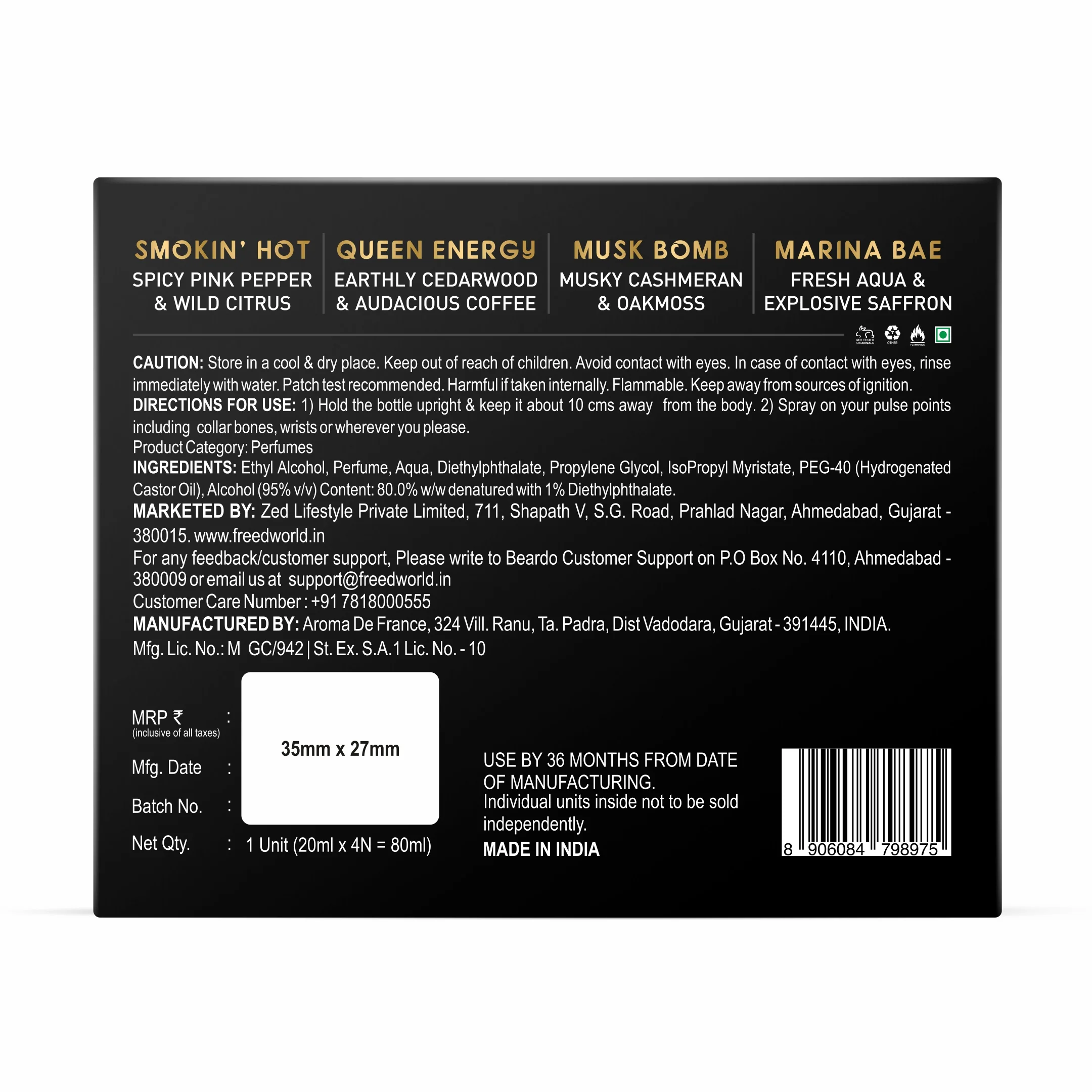 Freed Extra AF Perfume Box - Image 10