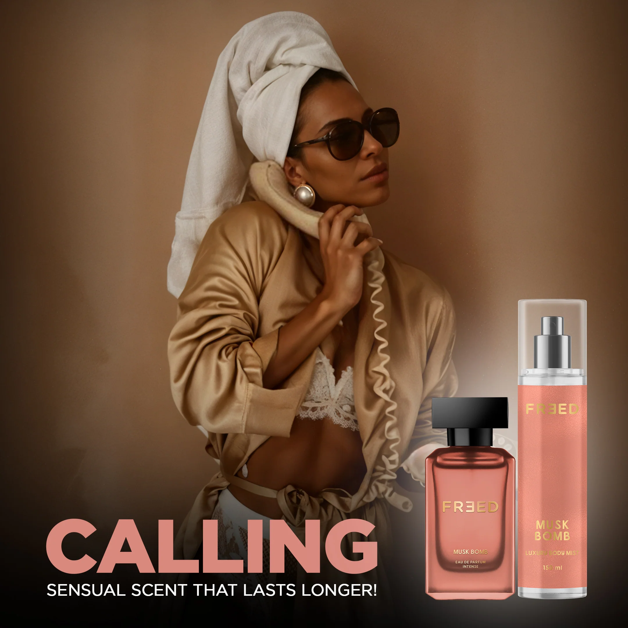 Freed Musk Bomb Luxury Body Mist (150ml) - Image 2