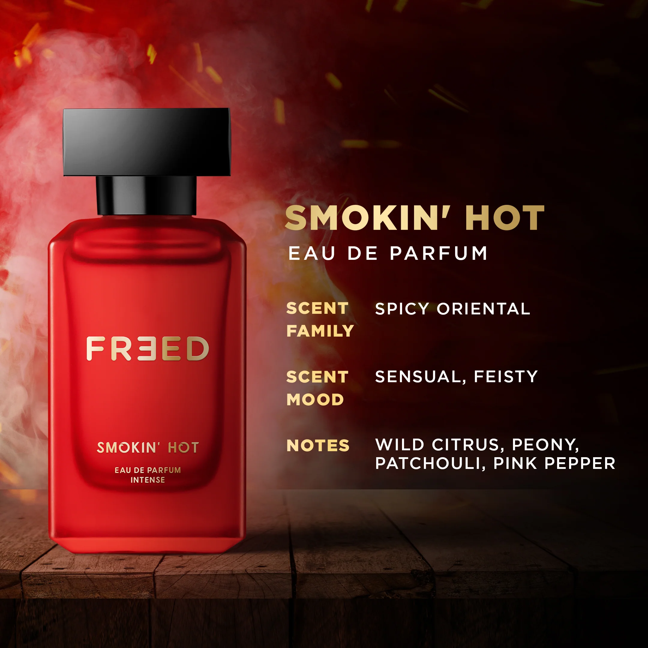 Freed Smokin' Hot Eau De Parfum Intense (80ml) - Image 4